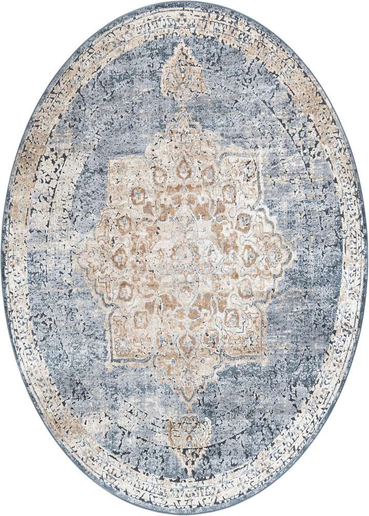 7' 10 x 7' 10 Villa Round Rug