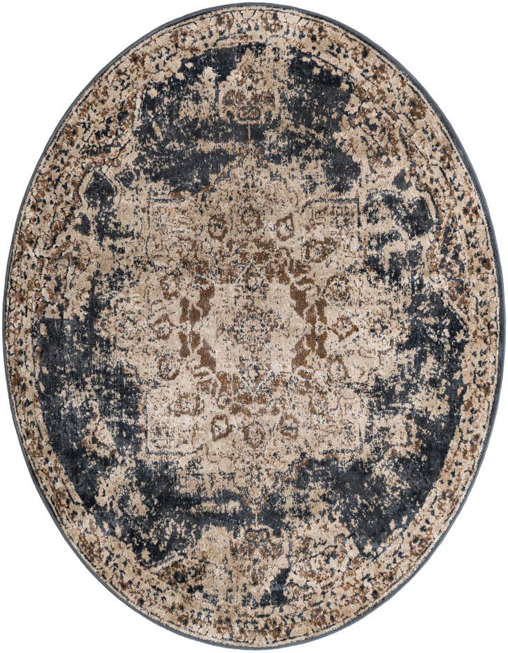 Detail image of 4' x 4' Villa Round Rug