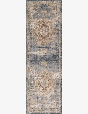 Slate Blue Eliza Runner Rug