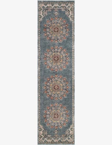 Slate Blue Isabella Runner Rug