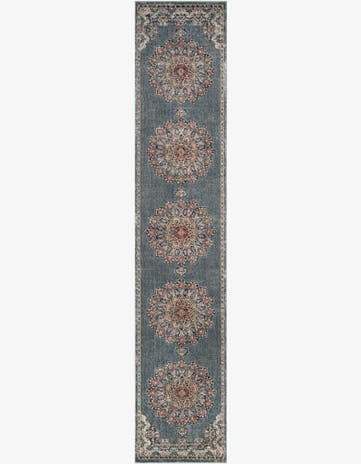 Slate Blue Isabella Runner Rug