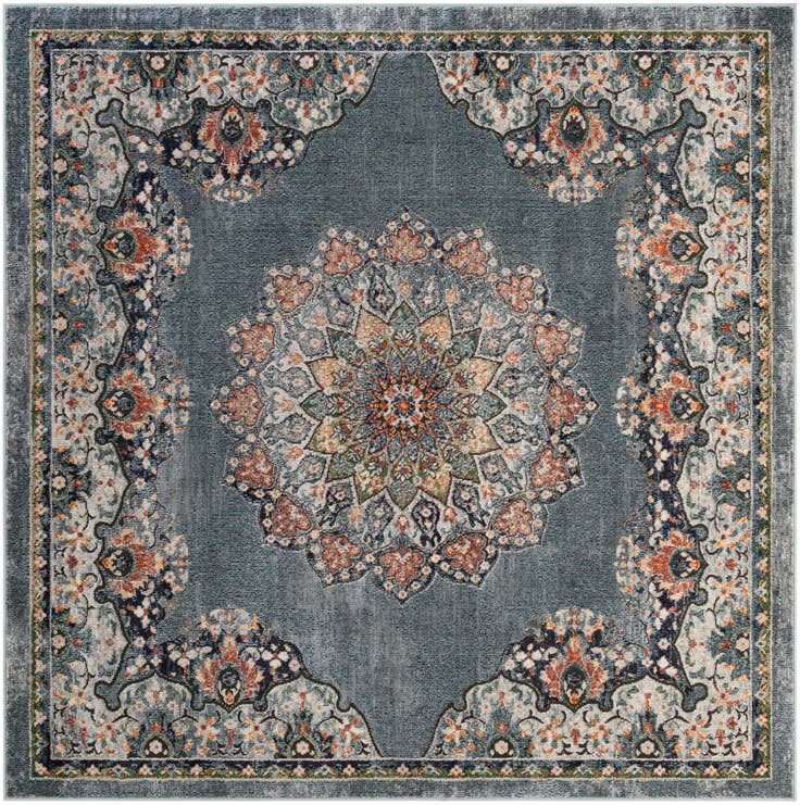 Detail image of 8' x 8' Isabella Square Rug