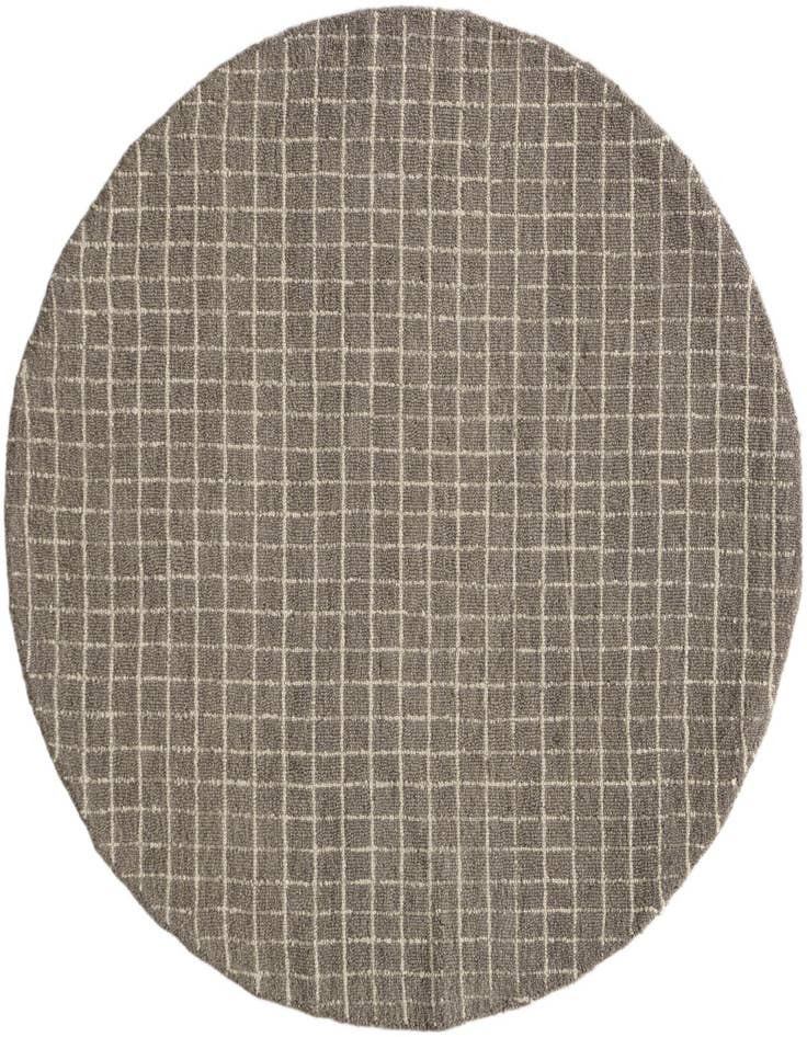 Detail image of 5' 1 x 5' 1 Heritage Line Wool Round Rug