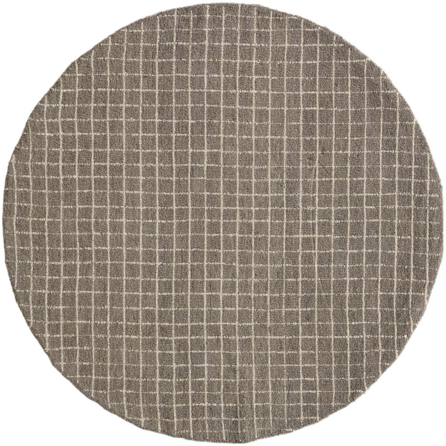5' 1 x 5' 1 Heritage Line Wool Round Rug