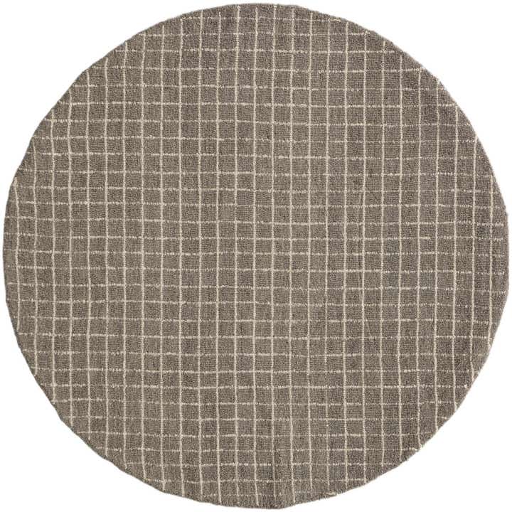 5' 1 x 5' 1 Heritage Line Wool Round Rug