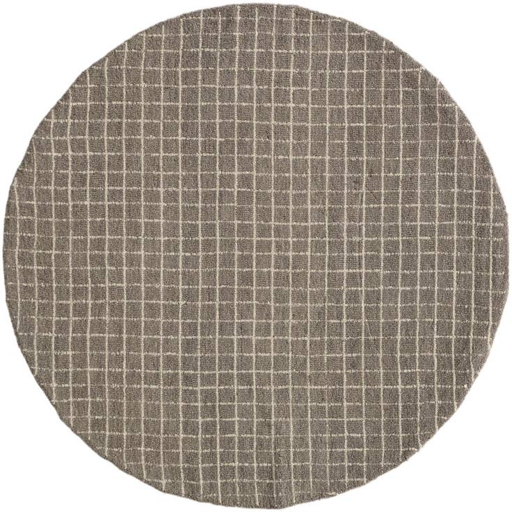 Detail image of 5' 1 x 5' 1 Heritage Line Wool Round Rug