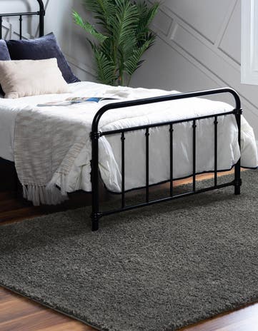 9' x 12' 2 Soft Solid Shag Rug