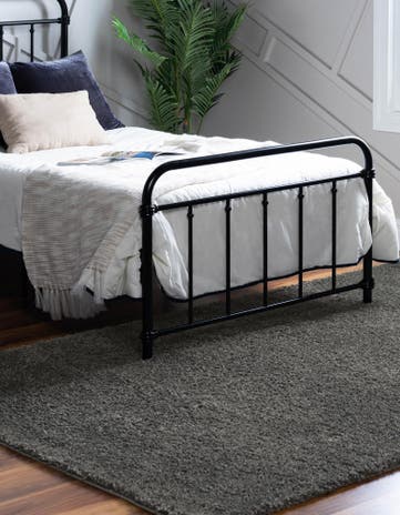 9' x 12' 2 Soft Solid Shag Rug