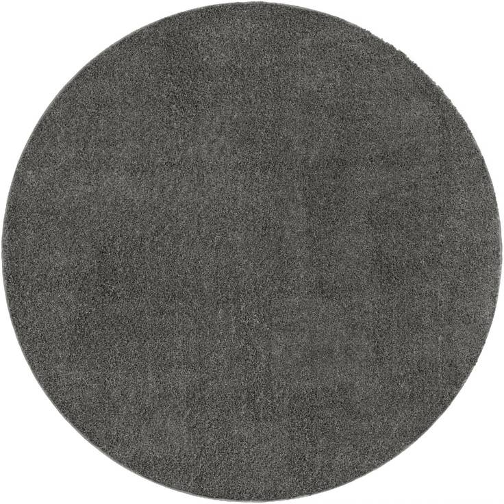 Detail image of 8' x 8' Soft Solid Shag Round Rug