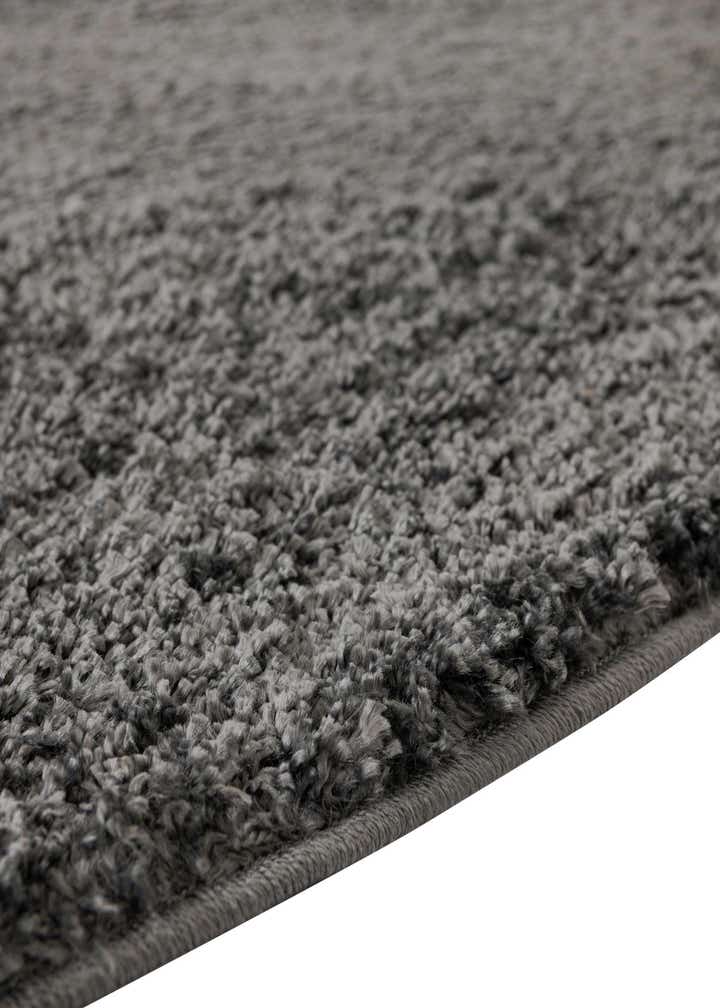 8' x 8' Soft Solid Shag Round Rug
