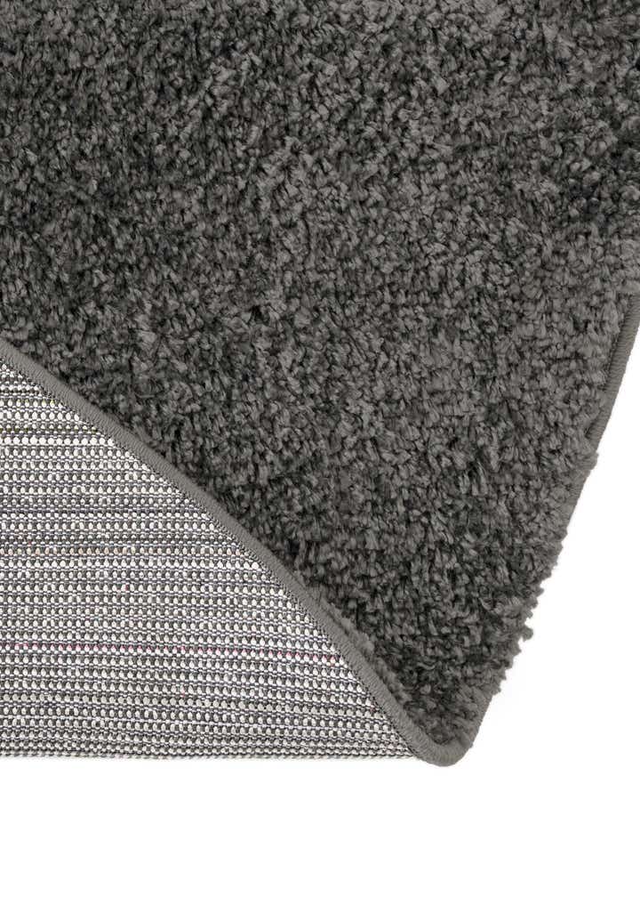 8' x 8' Soft Solid Shag Round Rug