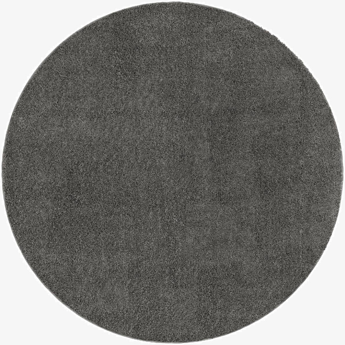 Primary image 3' 3 x 3' 3 Soft Solid Shag Round Rug