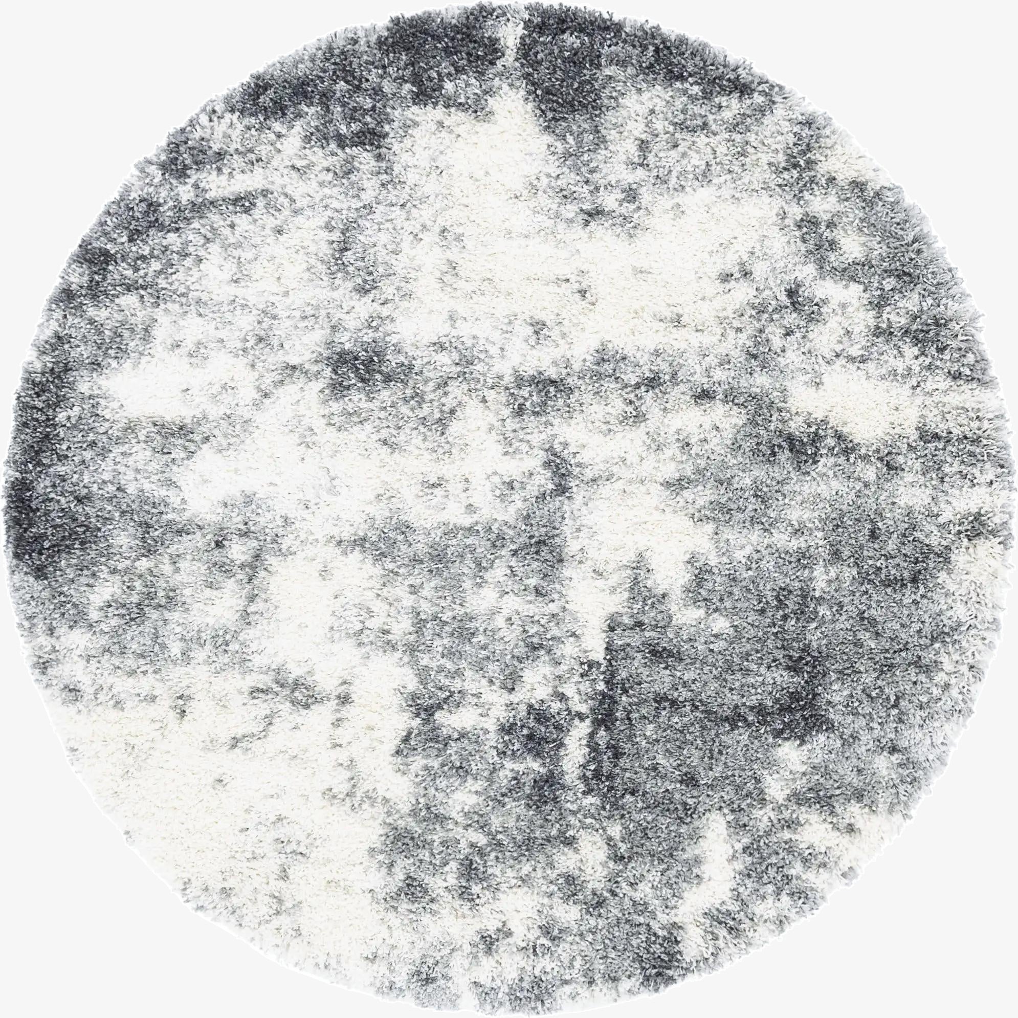 5' 3 x 5' 3 Soft Touch Shag Round Rug