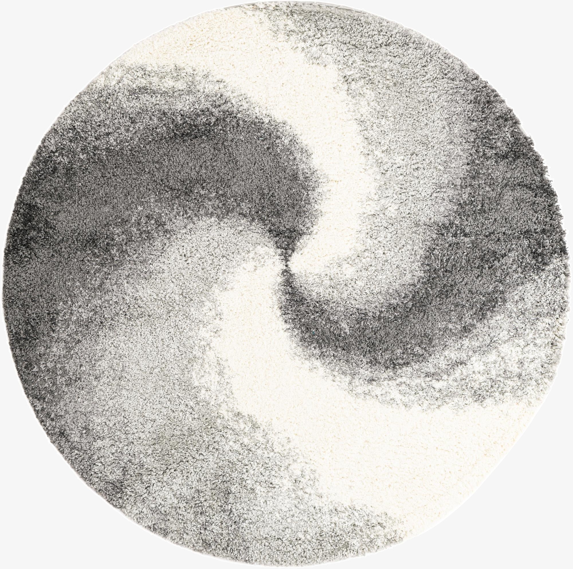 6' x 6' Soft Touch Shag Round Rug