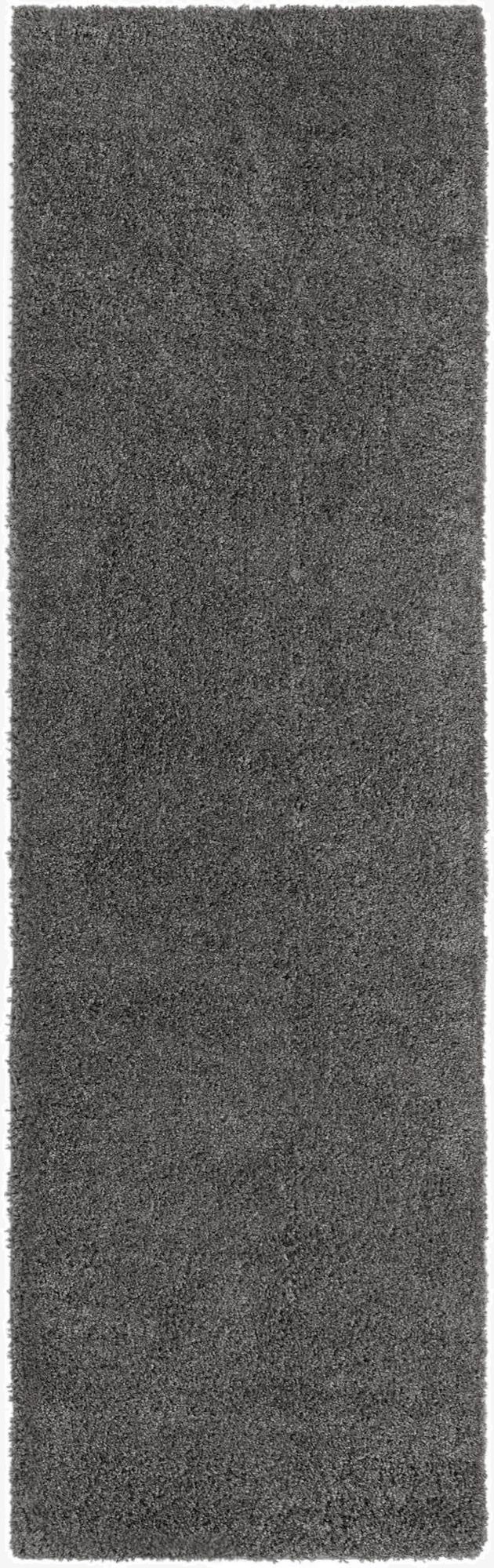 2' x 6' 9 Soft Solid Shag Runner Rug