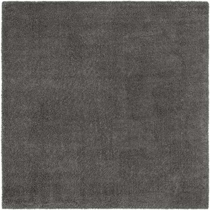 8' x 8' Soft Solid Shag Square Rug