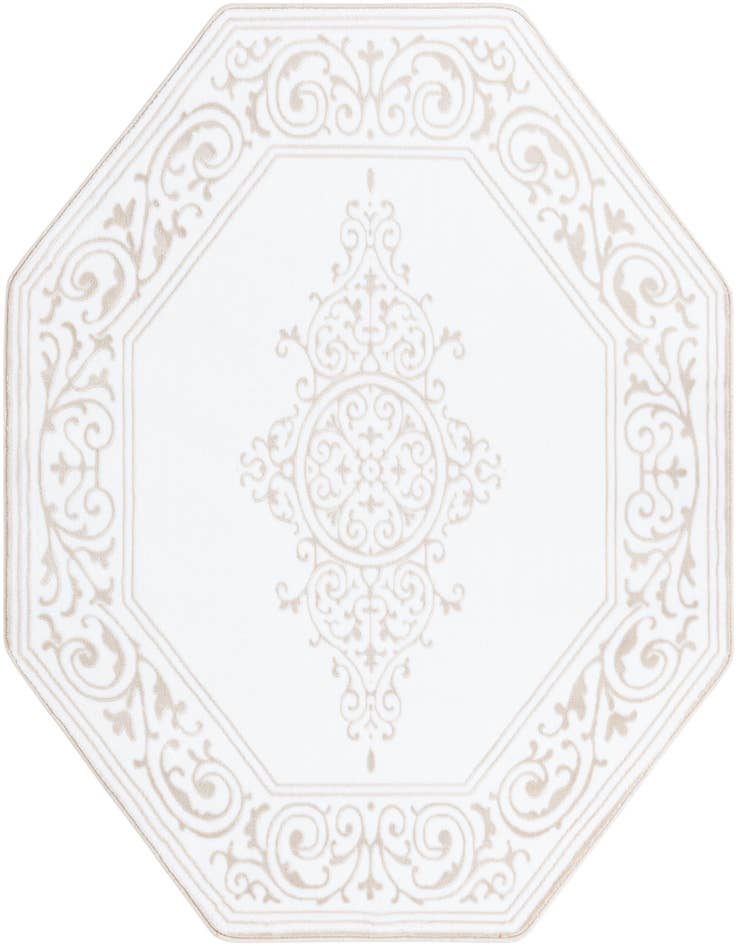 Detail image of 5' 3 x 5' 3 Hermitage Octagon Rug