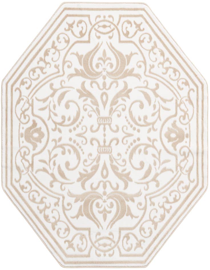 Detail image of 5' 3 x 5' 3 Hermitage Octagon Rug