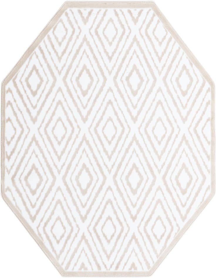 Detail image of 5' 3 x 5' 3 Hermitage Octagon Rug