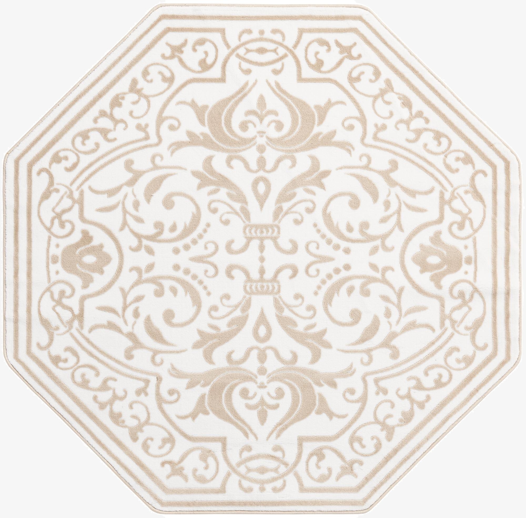 5' 3 x 5' 3 Hermitage Octagon Rug