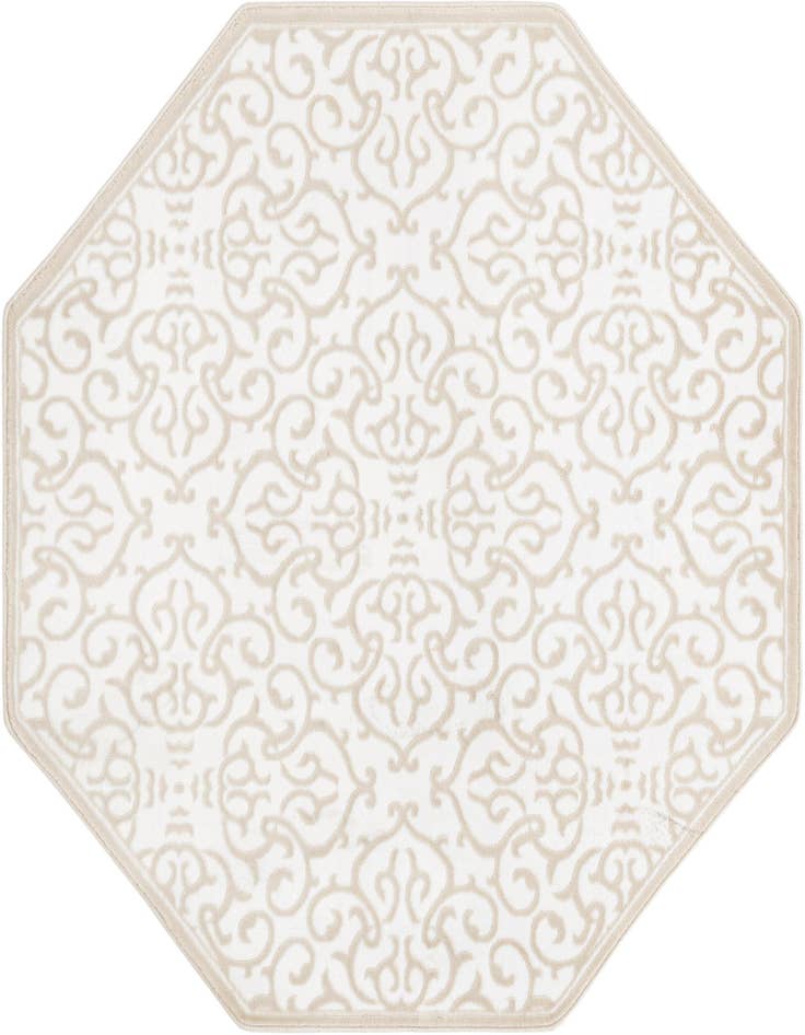 Detail image of 5' 3 x 5' 3 Nepal Octagon Rug