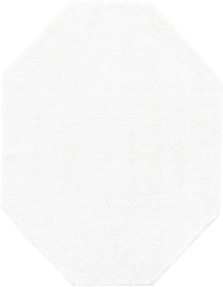 Detail image of 5' x 5' Solid Frieze Octagon Rug