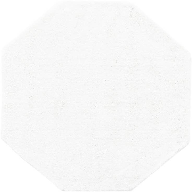 Detail image of 5' x 5' Solid Frieze Octagon Rug