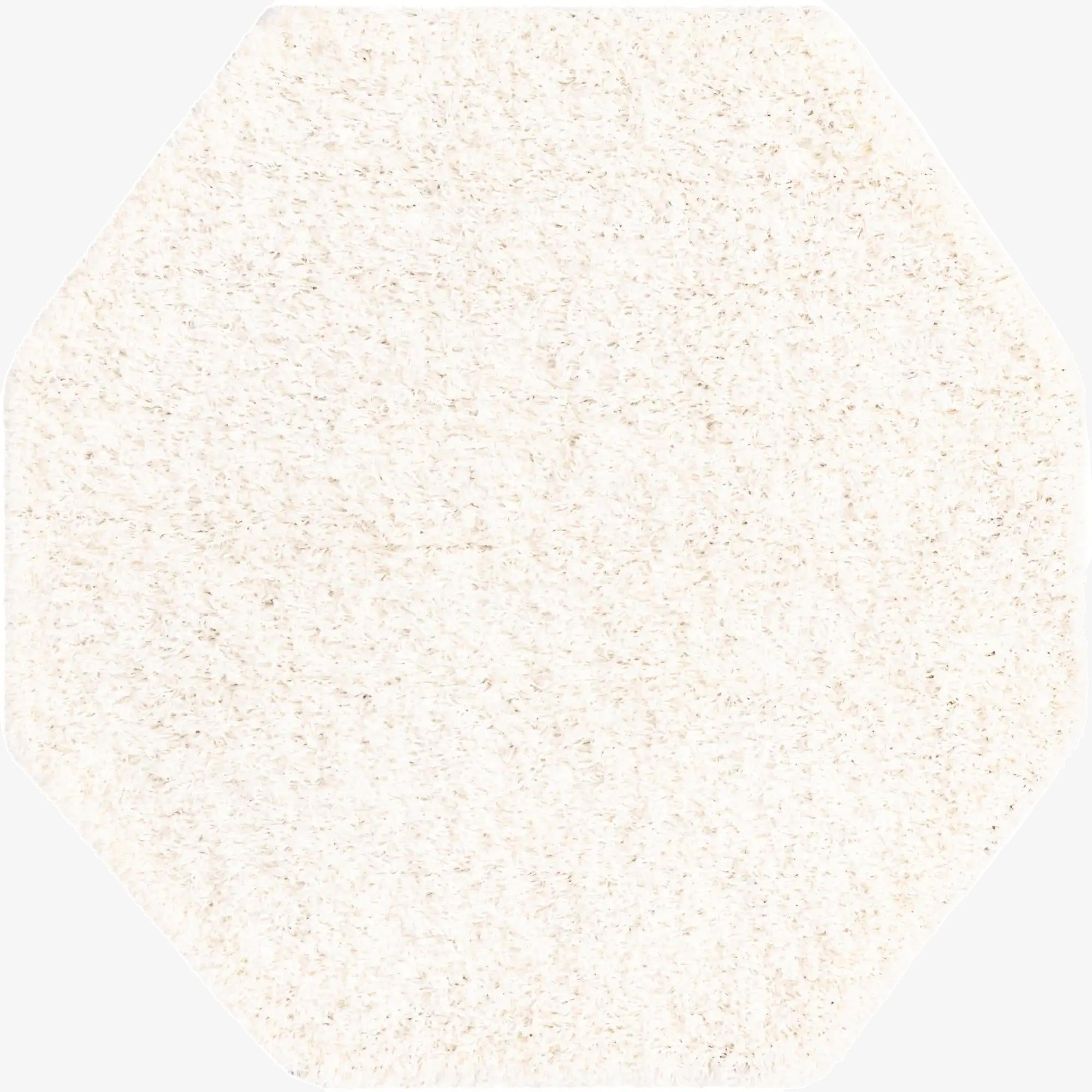 Primary image 4' x 4' Solid Shag Octagon Rug