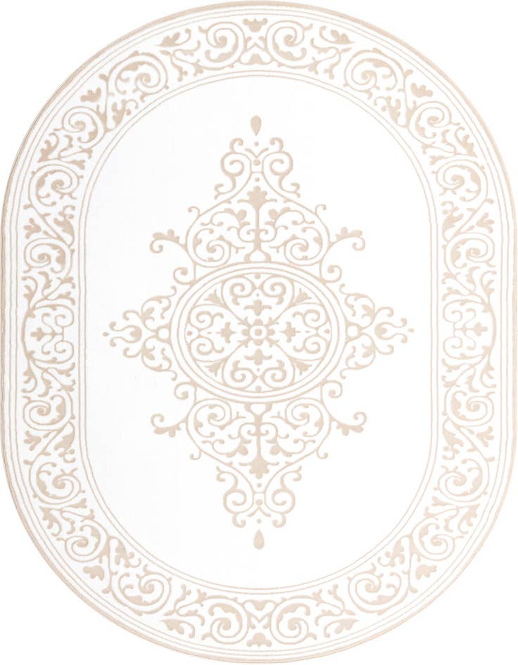 Detail image of 7' x 10' Hermitage Oval Rug