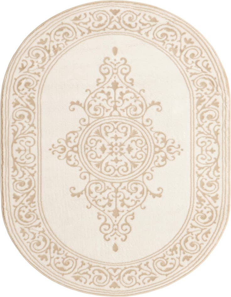 Detail image of 4' x 6' Hermitage Oval Rug
