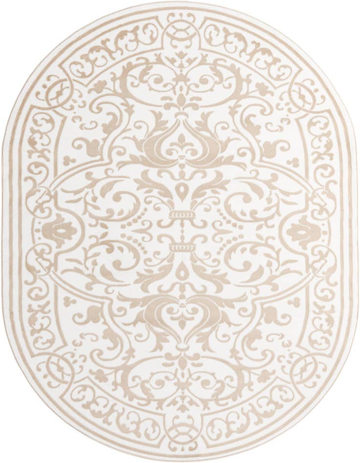 Detail image of 7' x 10' Hermitage Oval Rug