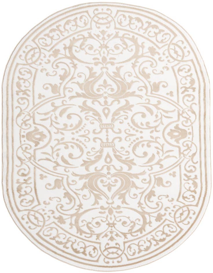 Detail image of 5' 3 x 8' Hermitage Oval Rug