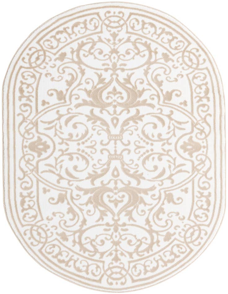 Detail image of 4' x 6' Hermitage Oval Rug