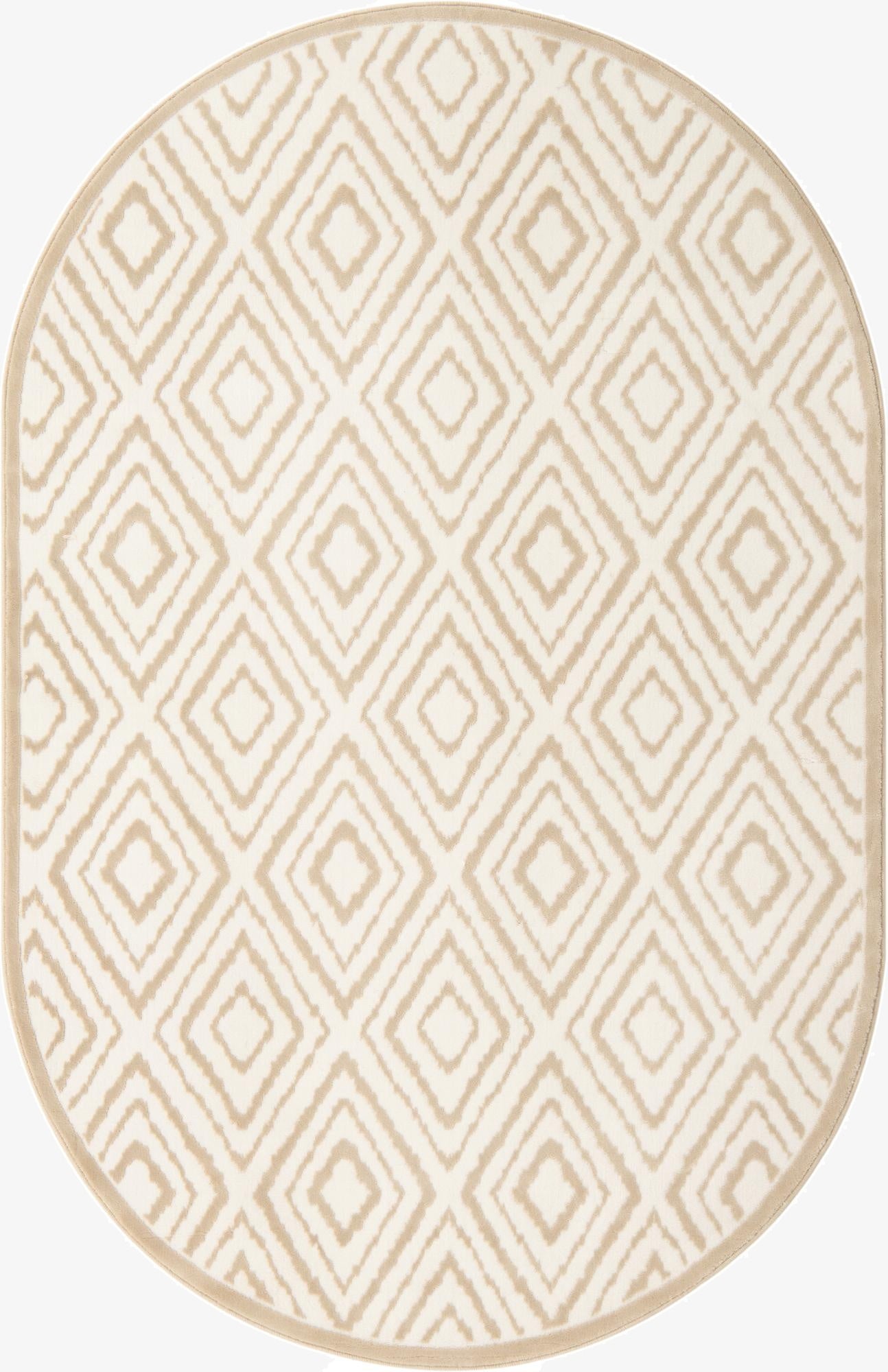 5' 3 x 8' Hermitage Oval Rug