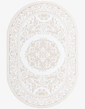 5' 3 x 8' Hermitage Oval Rug