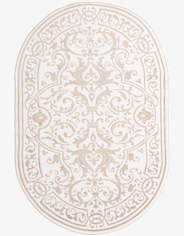 5' 3 x 8' Hermitage Oval Rug