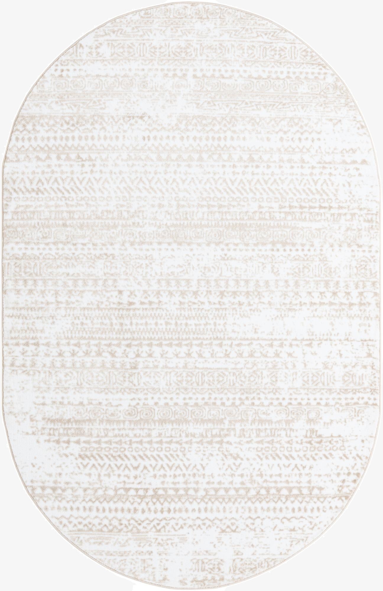 5' 3 x 8' Hermitage Oval Rug