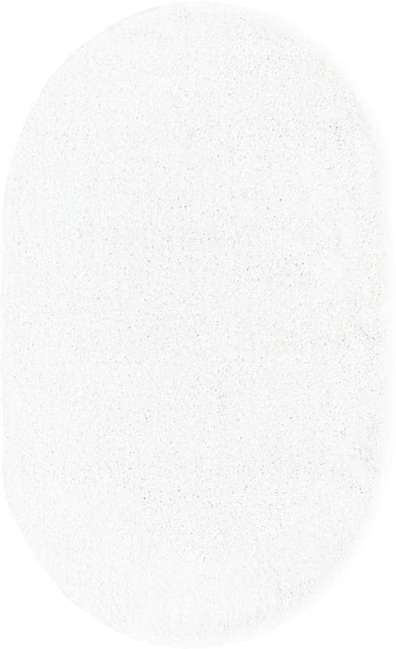 Detail image of 3' 3 x 5' 3 Solid Frieze Oval Rug