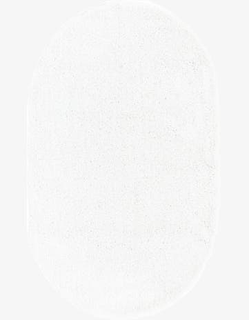 3' 3 x 5' 3 Solid Frieze Oval Rug