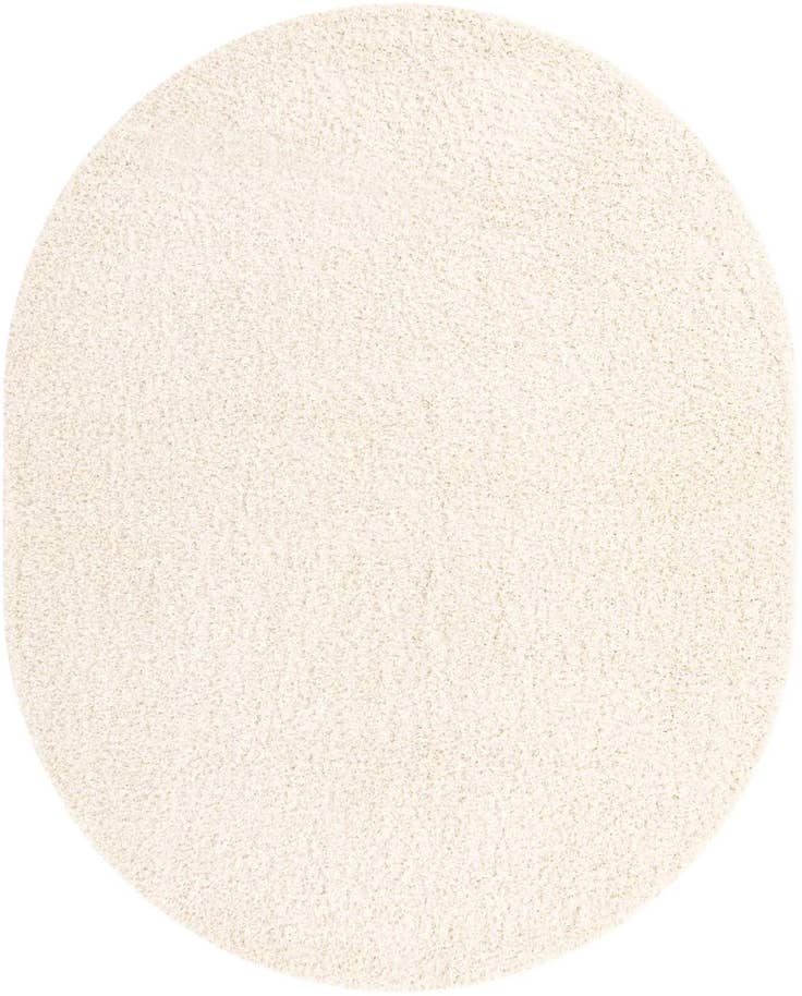 Detail image of 7' 10 x 10' Solid Shag Oval Rug