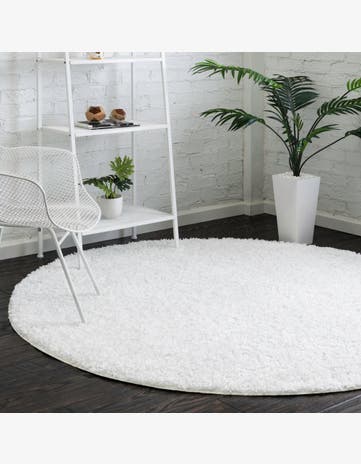 5' x 5' Everyday Shag Round Rug
