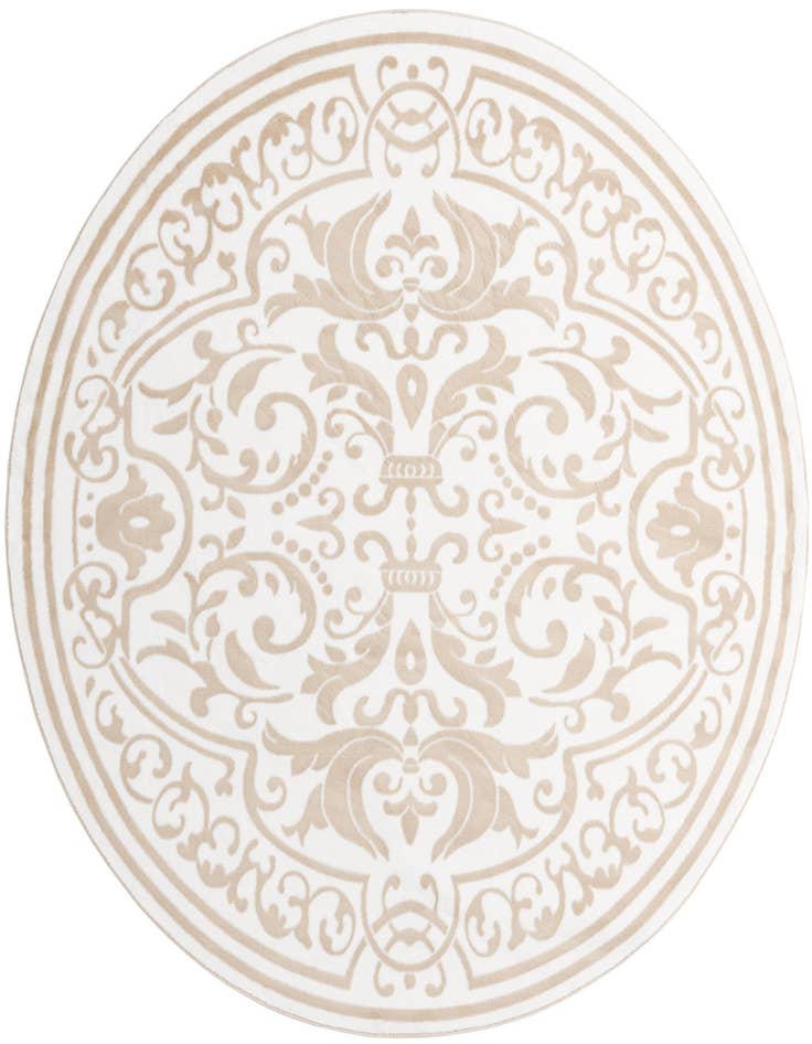 Detail image of 7' 10 x 7' 10 Hermitage Round Rug