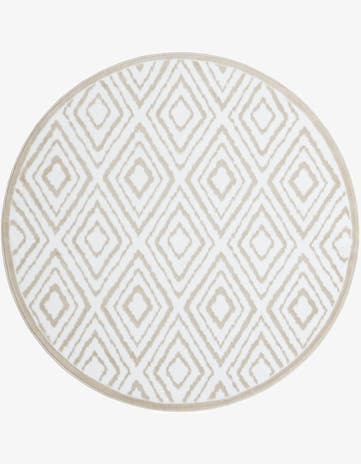 Snow White Hermitage Round Rug