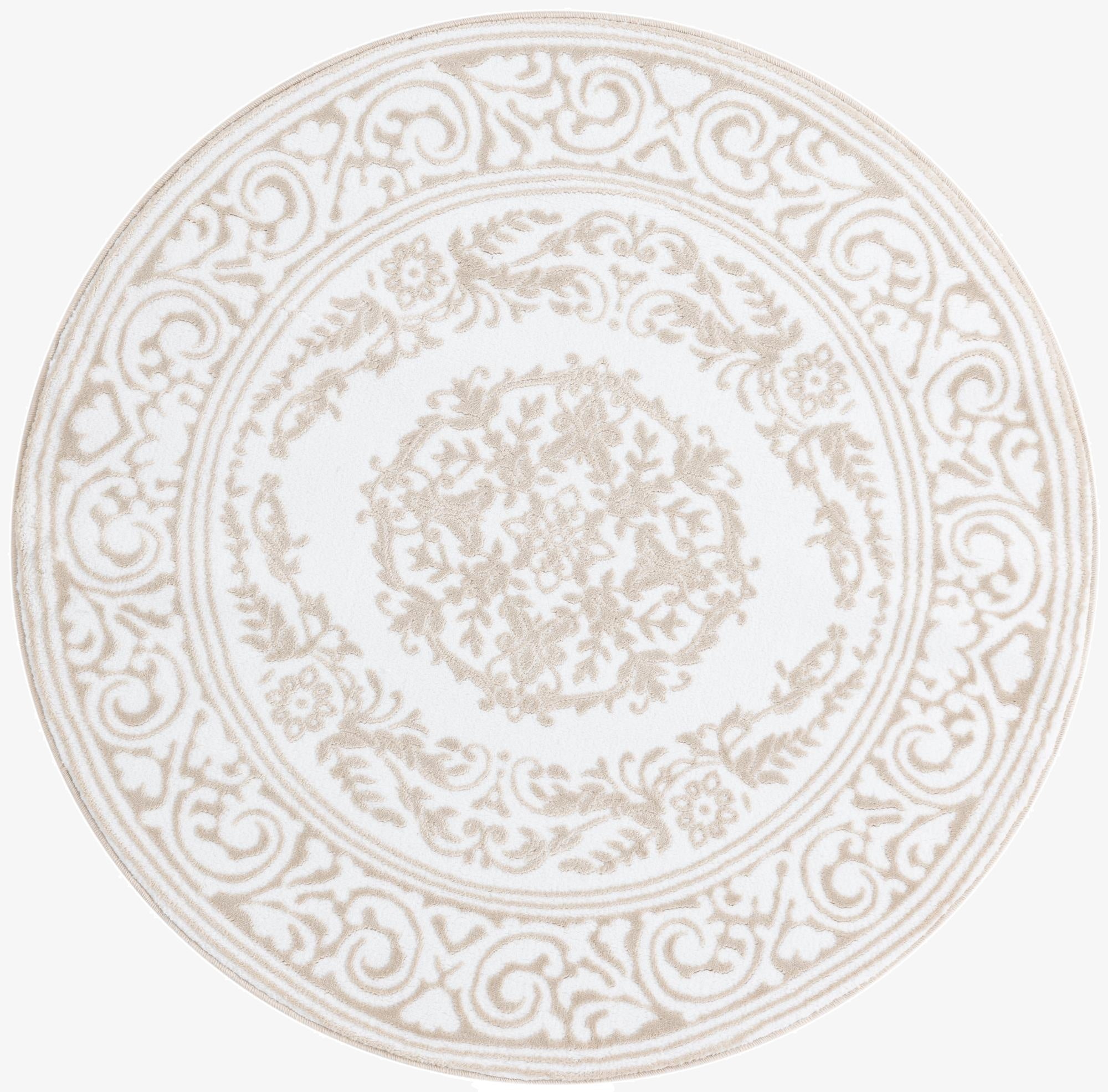 4' x 4' Hermitage Round Rug