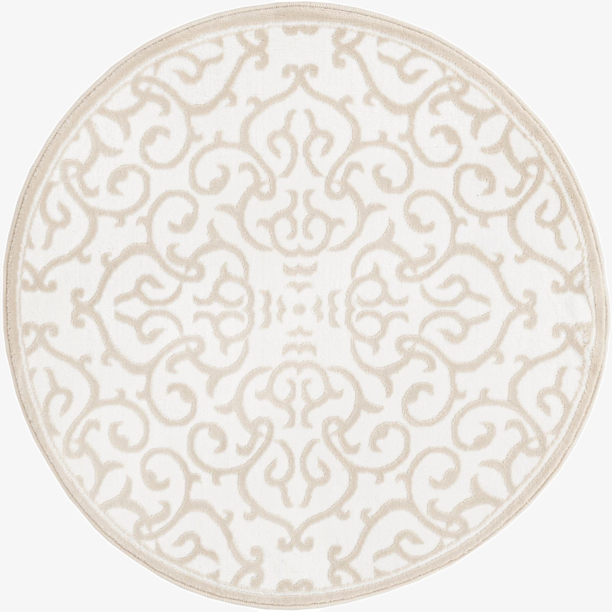 3' 3 x 3' 3 Nepal Round Rug