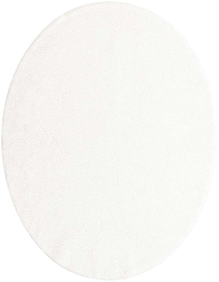 Detail image of 5' 3 x 5' 3 Solid Frieze Round Rug