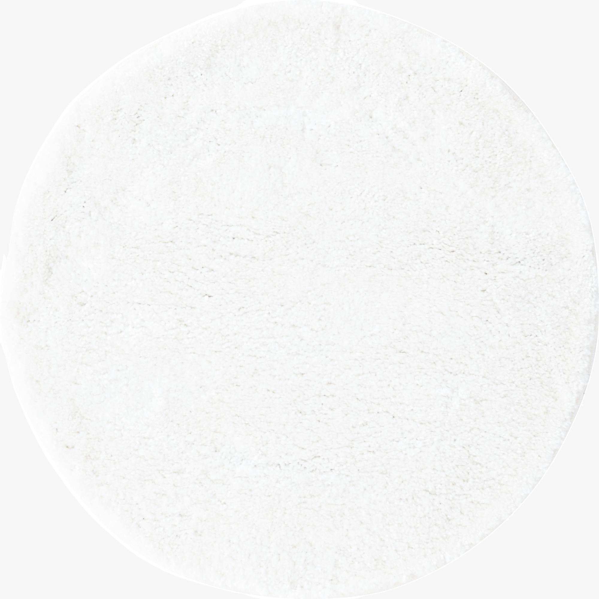 6' x 6' Solid Frieze Round Rug