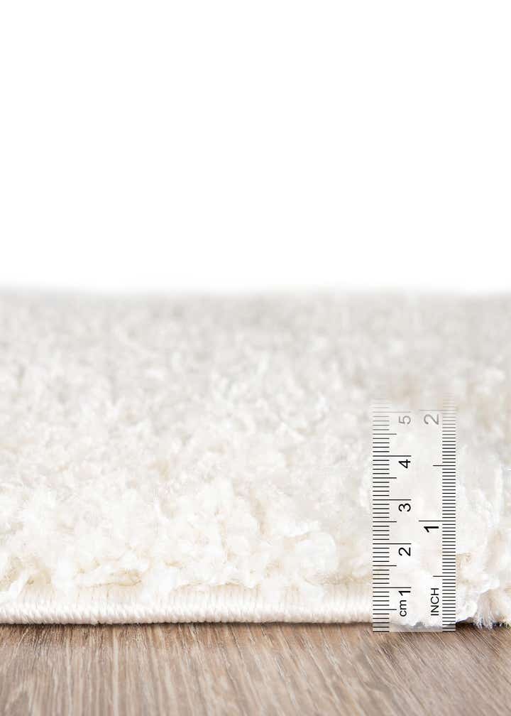 7' 10 x 7' 10 Solid Shag Round Rug