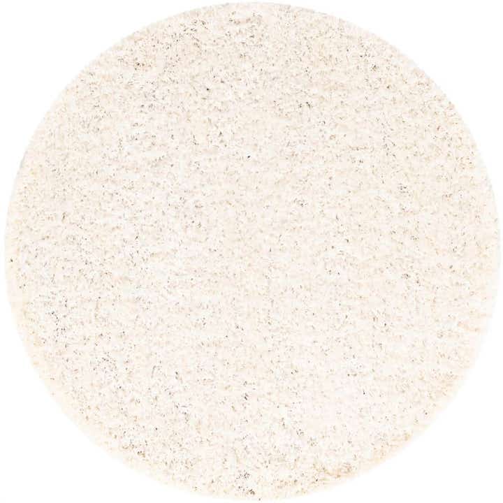 10' x 10' Solid Shag Round Rug
