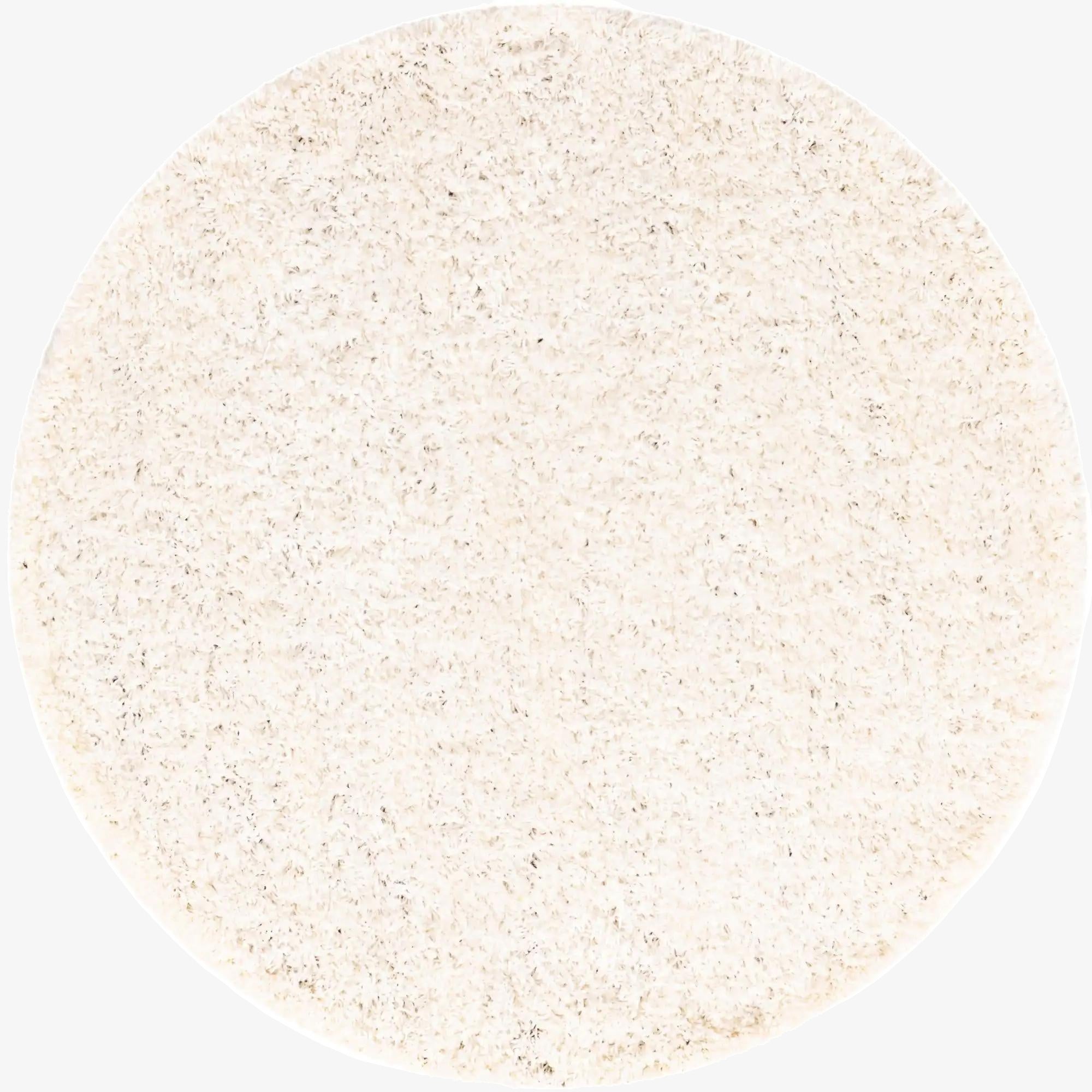 Primary image 7' 10 x 7' 10 Solid Shag Round Rug